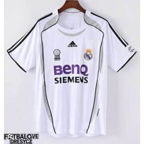 Real Madrid 2006-2007 Retro Domácí Dres Krátký Rukáv Real Madrid 2006-2007 Retro Domácí Dres Krátký Rukáv
